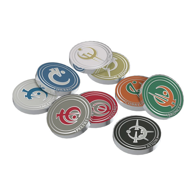 Nacidos de la Bruma - Fichas de Metal