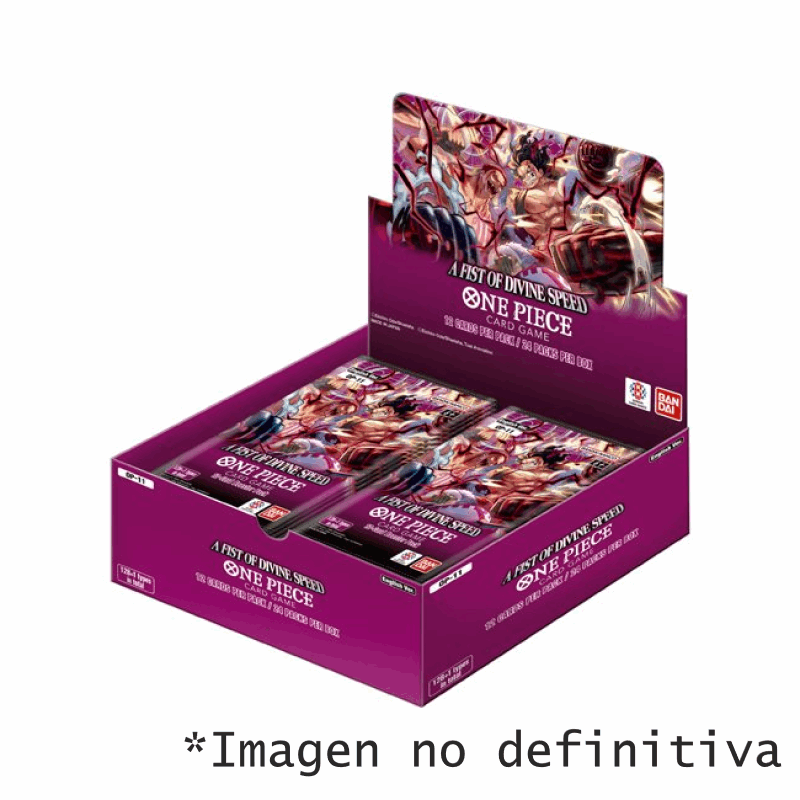 [PREPEDIDO] One Piece Card Game - A Fist of Divine Speed Booster Box (OP11) (24 Packs)