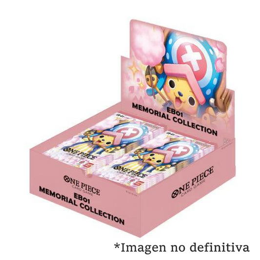 [PREPEDIDO] One Piece Card Game - Extra Booster Memorial Collection Booster Box  (EB01) (24 packs)