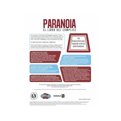 Paranoia: El Libro del Cómplice