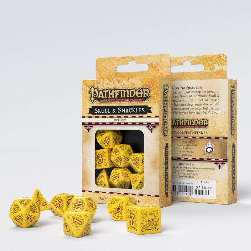 Pathfinder Skull & Shackles Dice Set