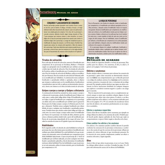 Pathfinder 2º ed. - Manual de juego (remaster)