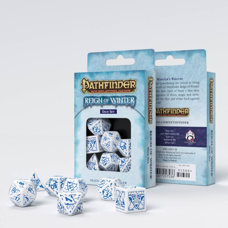 Pathfinder Reign of Winter Dice Set