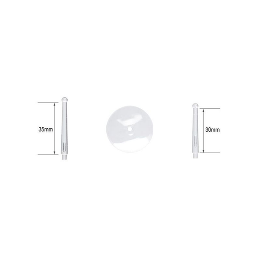 Peanas con mástil con esfera para voladores Citadel de 32mm