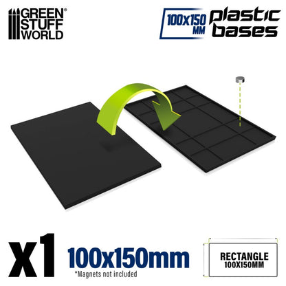 Peanas de plástico - Rectangulares 100x150mm