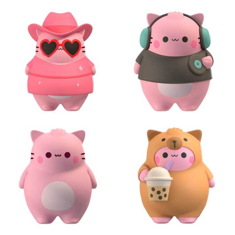 Pembe the Pink Cat - Caja Sopresa Foam Mates