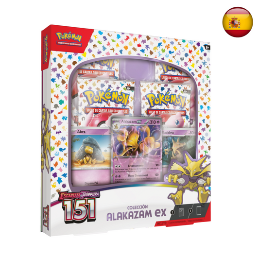 Pokémon TCG - Escarlata y Púrpura: 151 Colección Alakazam ex (Español)