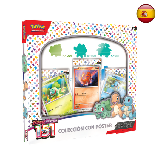 Pokémon TCG - Escarlata y Púrpura: 151 Colección con póster (Español)