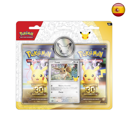 Pokémon TCG - Celebración 30.º Aniversario - 2-pack blister (Español)