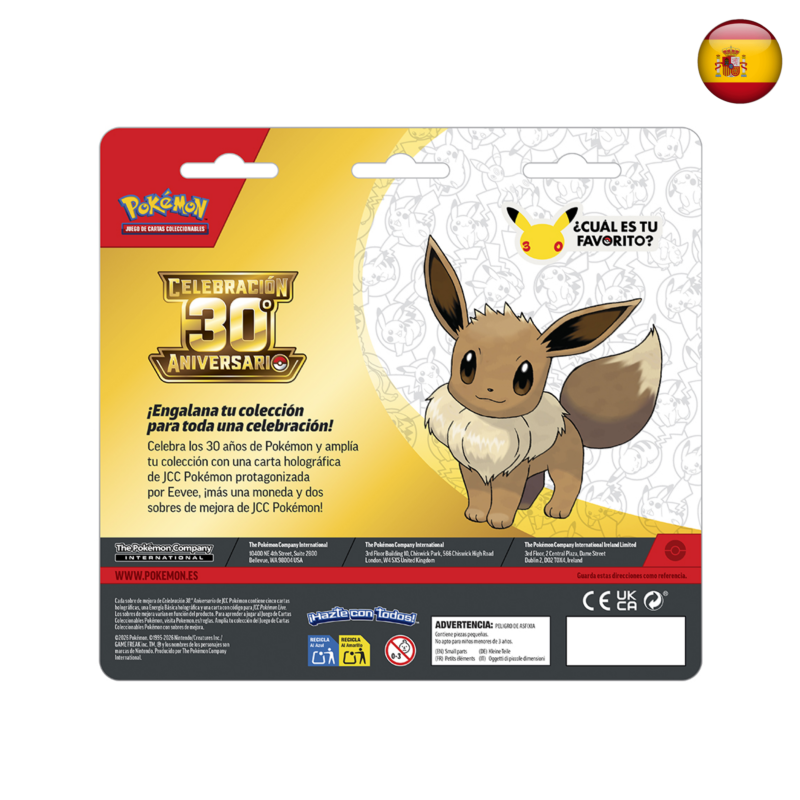 Pokémon TCG - Celebración 30.º Aniversario - 2-pack blister (Español)