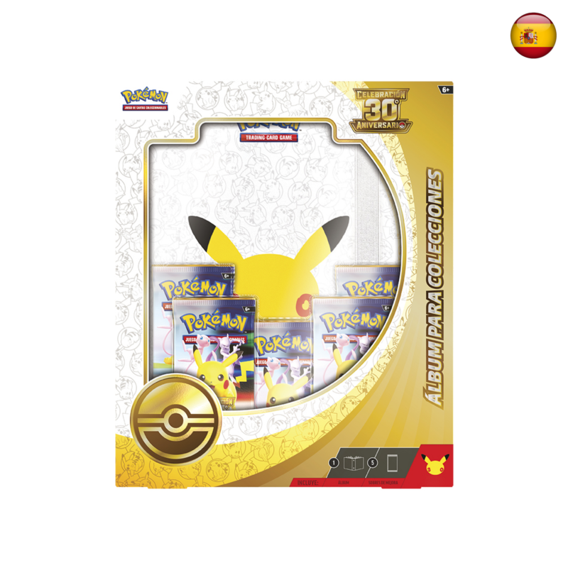 Pokémon TCG - Celebración 30.º Aniversario - Colección con Álbum (Español)