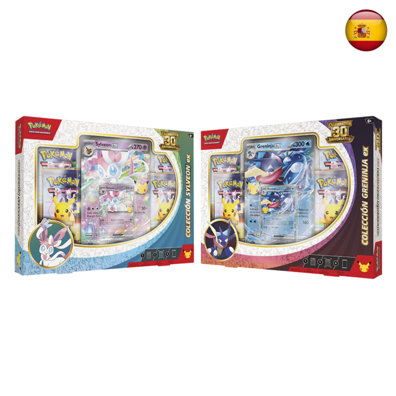 Pokémon TCG - Celebración 30.º Aniversario - Cajas de Colección ex (Español)