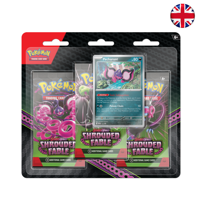 Pokémon TCG -Shrouded Fable 3-pack-blister (Inglés)