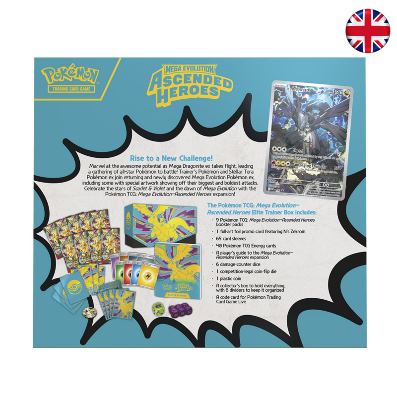 Pokémon TCG - Ascended Heroes - Elite Trainer Box (Inglés)