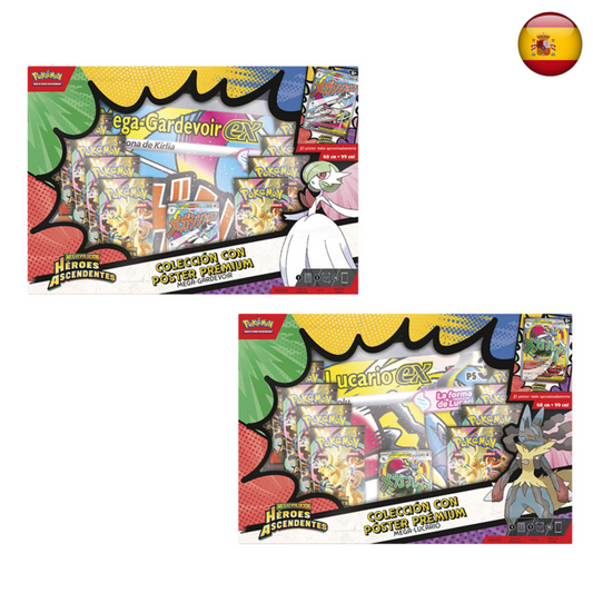 Pokémon TCG - Héroes Ascendentes - Colección con póster prémium (Español)