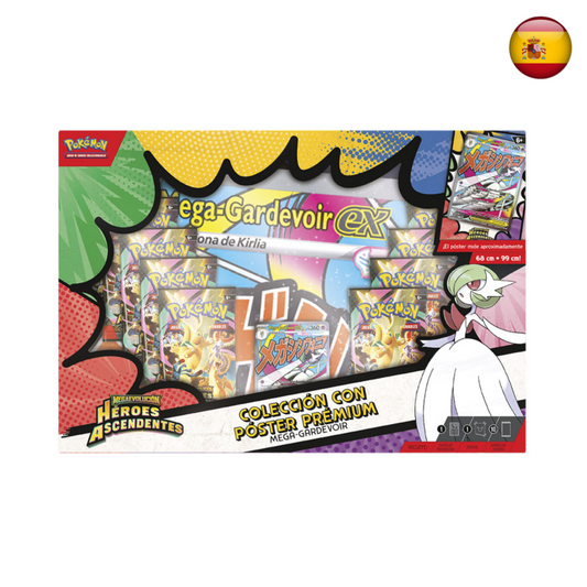 Pokémon TCG - Héroes Ascendentes - Colección con póster prémium (Español)