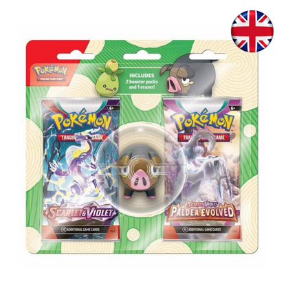 Pokémon TCG - Back to School eraser blister (Inglés)