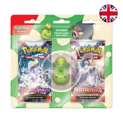 Pokémon TCG - Back to School eraser blister (Inglés)