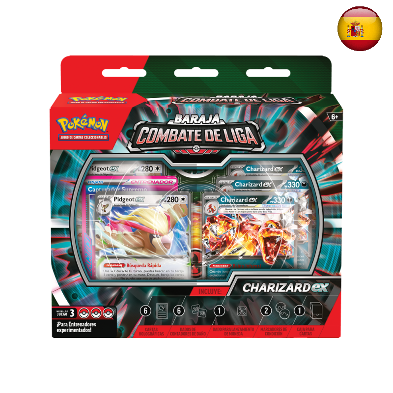 Pokémon TCG - Baraja de Combate de Liga Charizard ex (Español)