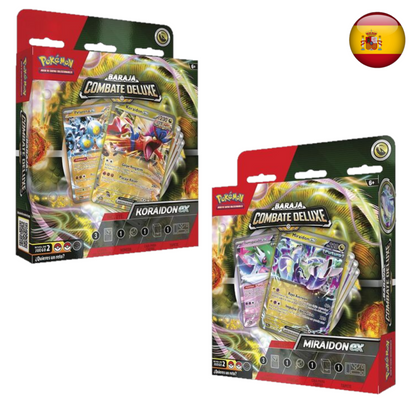 Pokémon TCG - Baraja de Combate Deluxe  Koraidon ex / Miraidon ex (Español)