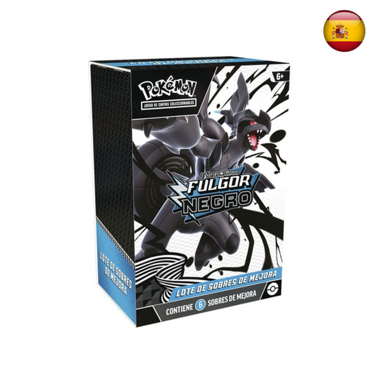 Pokémon TCG - Lotes de sobres de mejora de Fulgor Negro (Español)