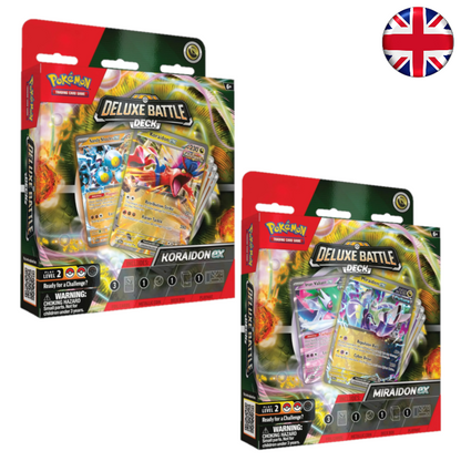 Pokémon TCG - Deluxe Battle Decks Koraidon ex / Miraidon ex (Inglés)