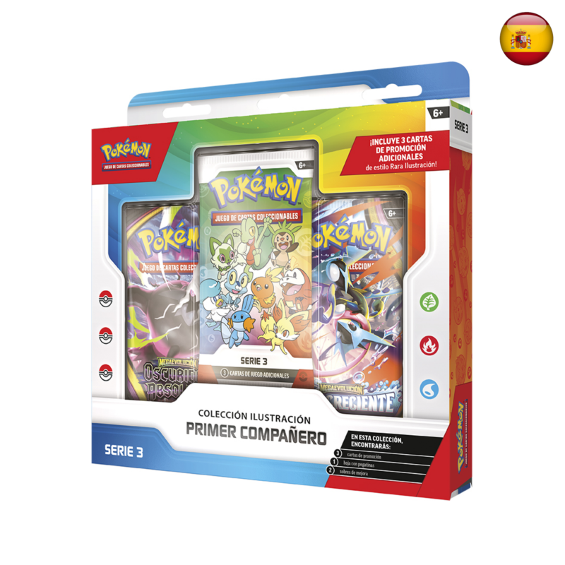 [PREPEDIDO] Pokémon TCG - Colección Ilustración Primer Compañero Serie 3 (Español)