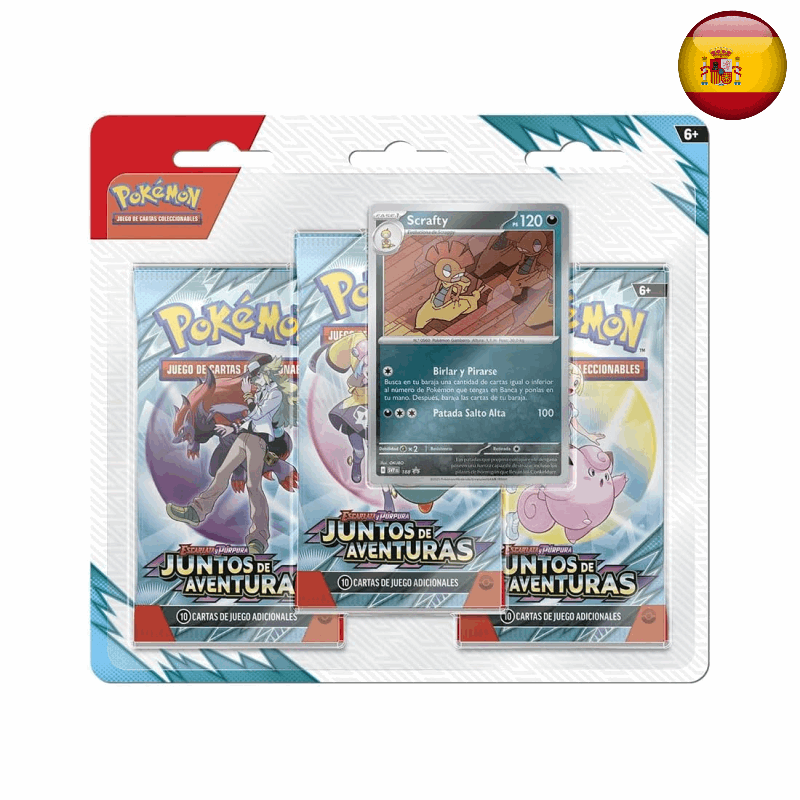 Pokémon TCG - Juntos de Aventuras 3-pack blister (Español)