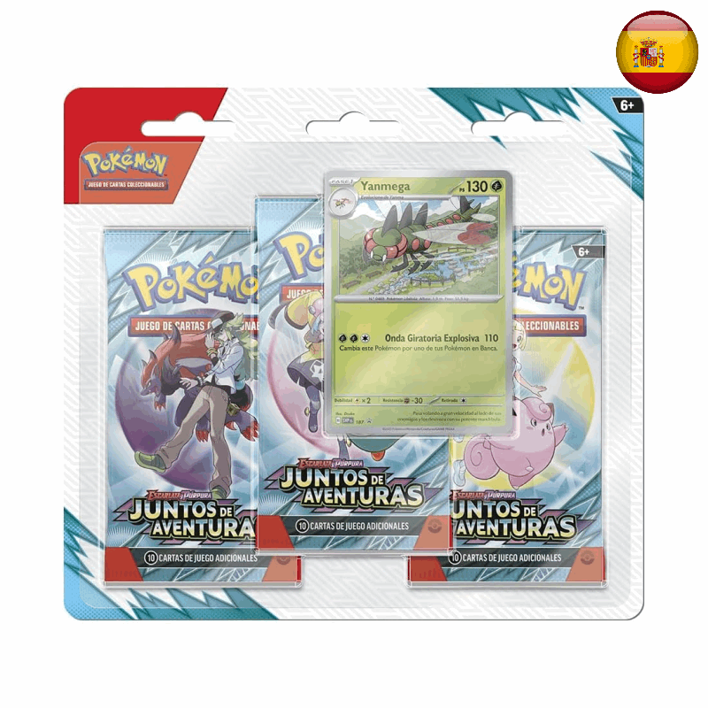 Pokémon TCG - Juntos de Aventuras 3-pack blister (Español)