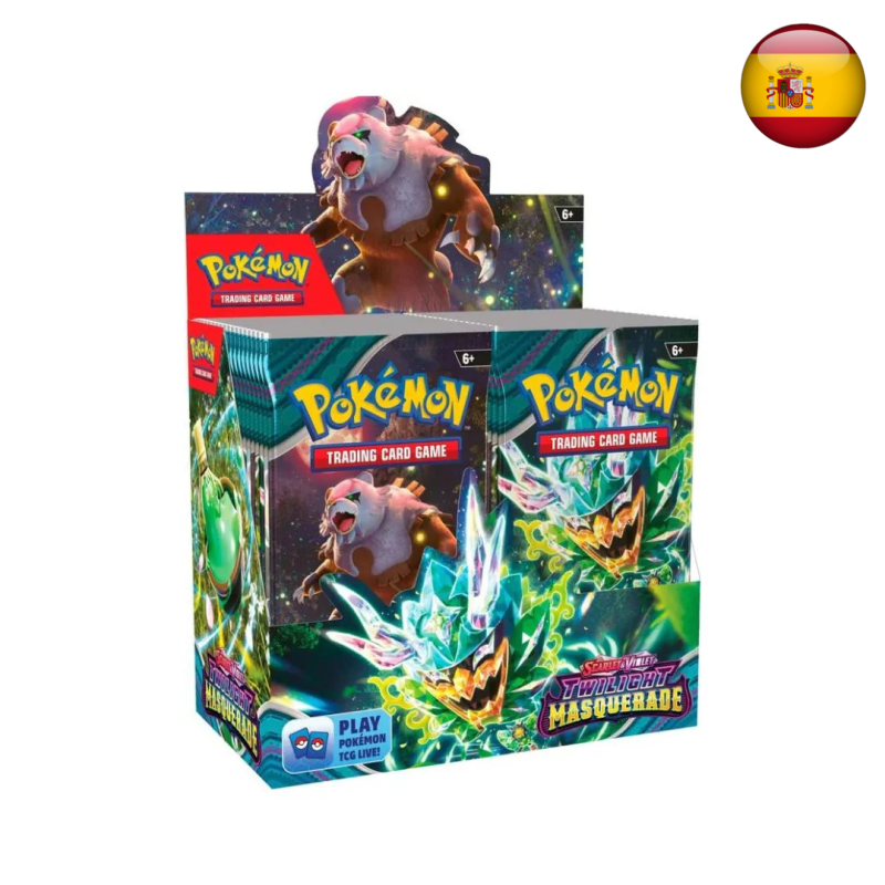 Pokémon TCG - Mascarada Crepuscular caja de sobres (Español)