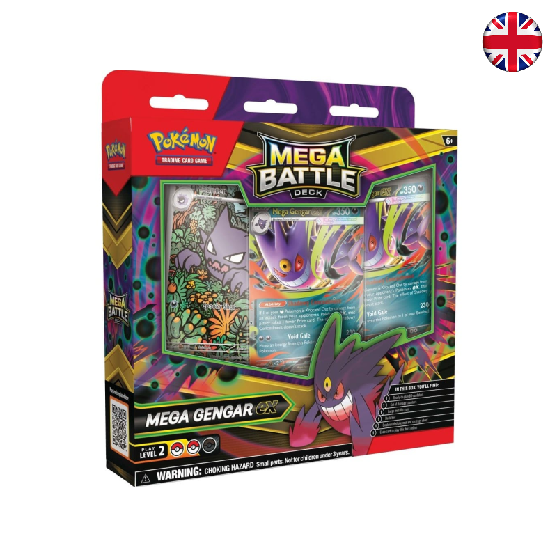 Pokémon TCG - Mega Battle Deck  Mega-Gengar ex / Mega-Diance ex (Inglés)