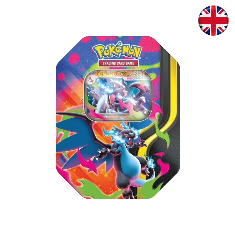 Pokémon TCG - Mega Charizard Tin (Inglés)