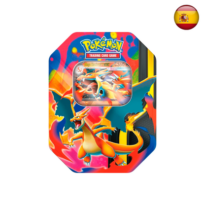 Pokémon TCG - Lata Mega-Charizard (Español)