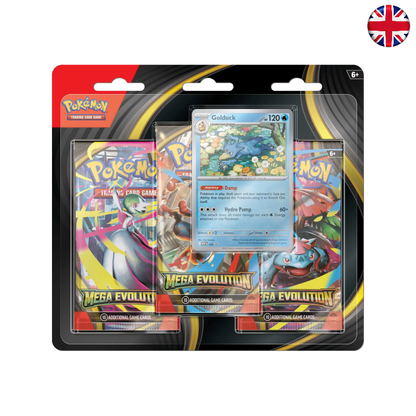 Pokémon TCG - Mega Evolution 3-pack blister (Inglés)