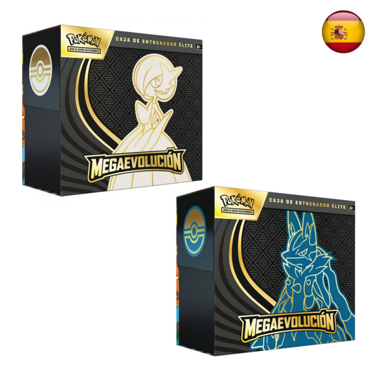 Pokémon TCG - Caja de entrenador Élite Megaevolución (Español)