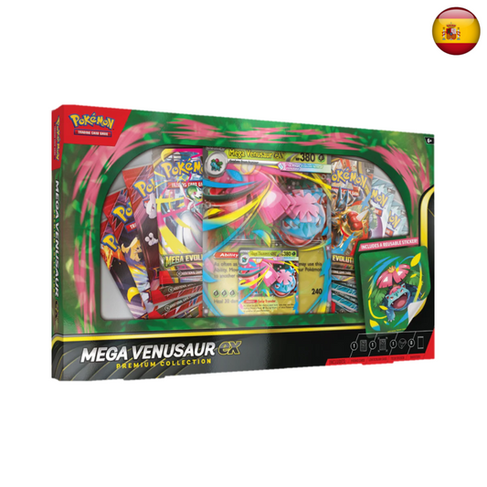 Pokémon TCG - Colección prémium Mega-Venusaur ex (Español)