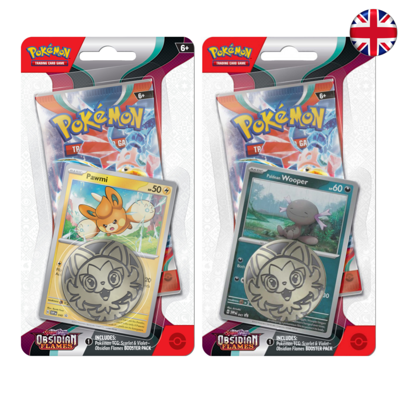 Pokémon TCG - Obsidian Flames checklane blister (Inglés)