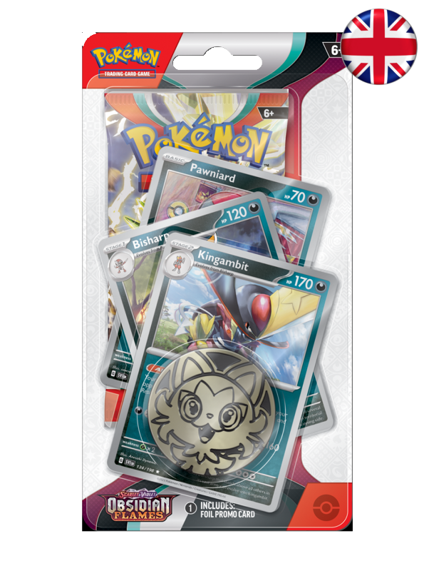 Pokémon TCG - Obsidian Flames premium checklane blister (Inglés)