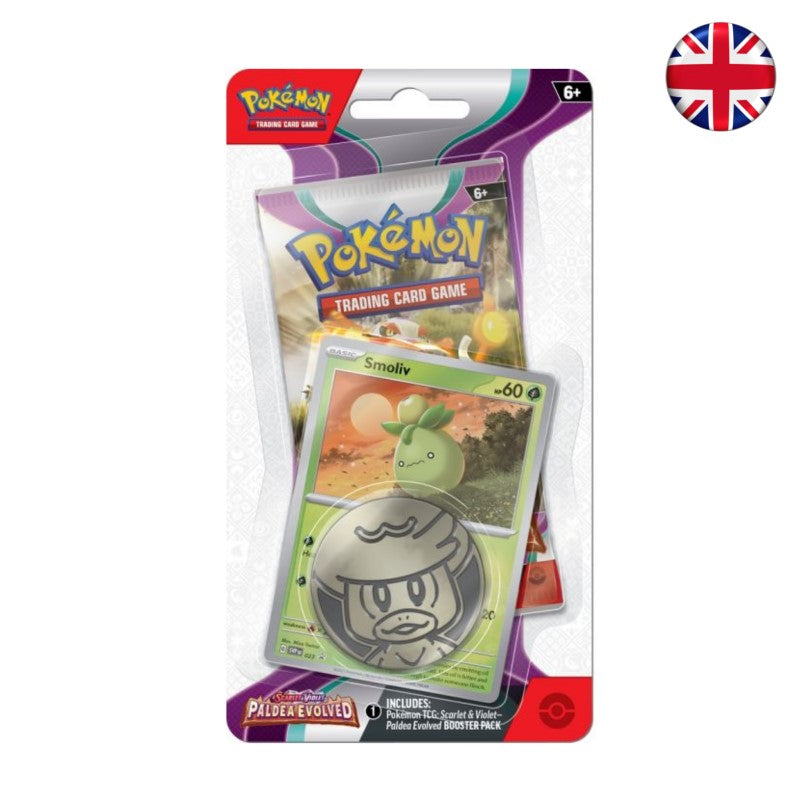 Pokémon TCG - Paldea Evolved checklane blister (Inglés)