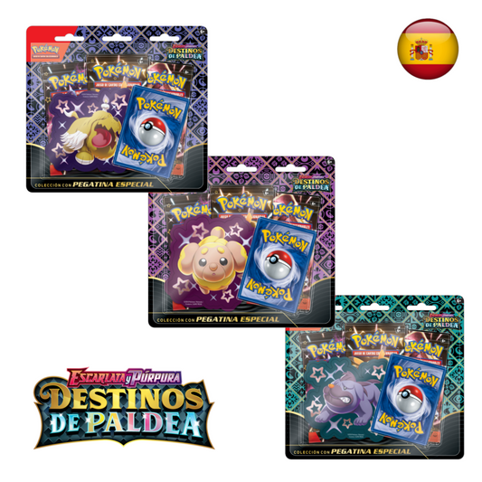 Pokémon TCG - Destinos de Paldea colección con pegatina (Español)