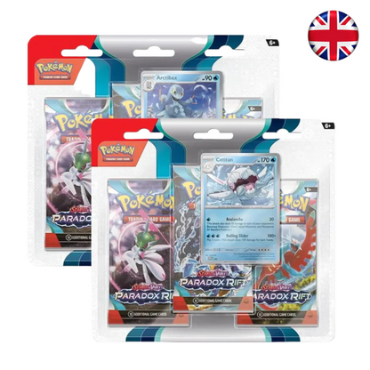 Pokémon TCG - Paradox Rift 3-pack blister (Inglés)