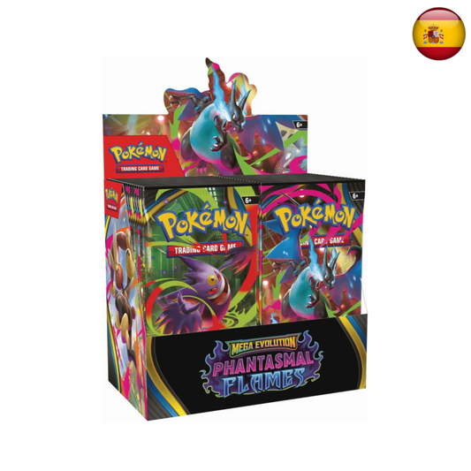 Pokémon TCG - Fuegos Fantasmales caja de sobres (Español)
