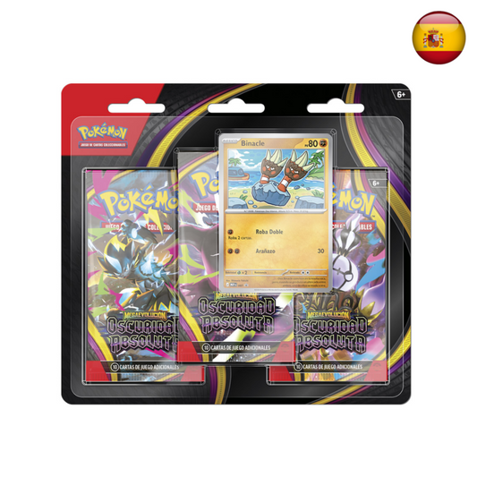 Pokémon TCG - Oscuridad Absoluta - 3-pack blister (Español)