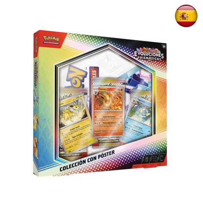 Pokémon TCG - Evoluciones Prismáticas colección con póster (Español)