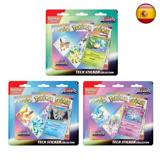 Pokémon TCG - Evoluciones Prismáticas colección con pegatinas (Español)