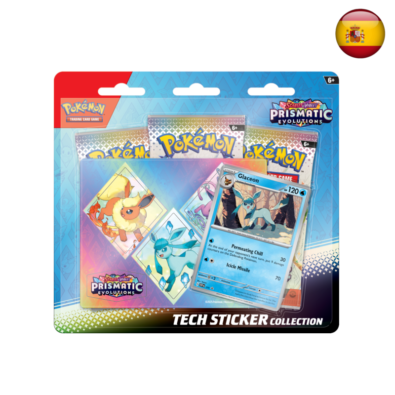 Pokémon TCG - Evoluciones Prismáticas colección con pegatinas (Español)