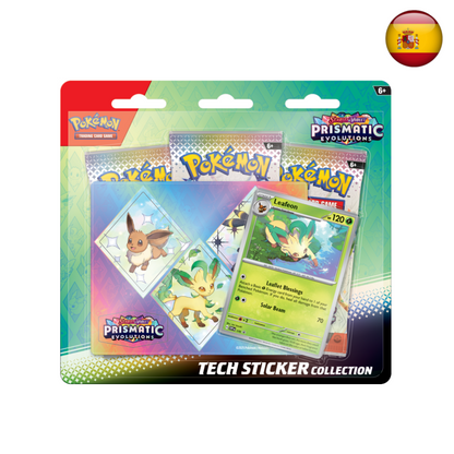 Pokémon TCG - Evoluciones Prismáticas colección con pegatinas (Español)