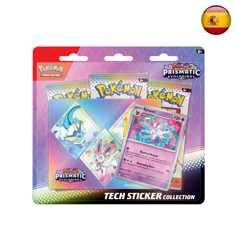 Pokémon TCG - Evoluciones Prismáticas colección con pegatinas (Español)