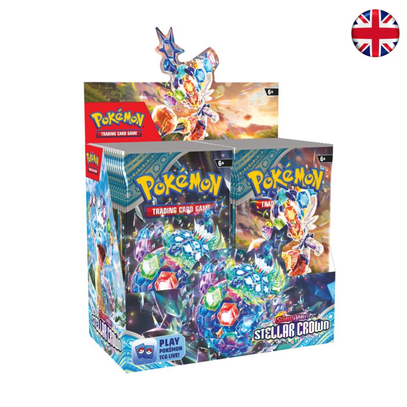 Pokémon TCG - Stellar Crown booster box (36 packs) (Inglés)