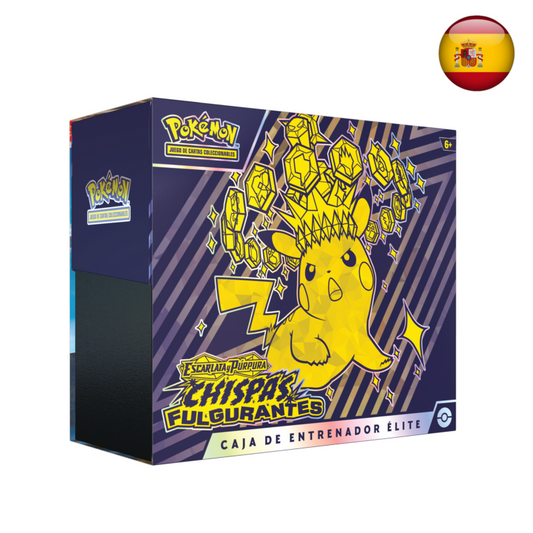 [PREPEDIDO] Pokémon TCG - Caja de entrenador Élite de Chispas Fulgurantes (Español)